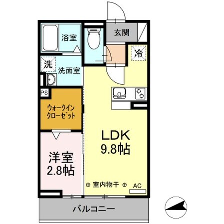 リエート中央町の物件間取画像